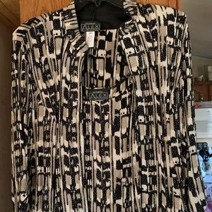 Ladies Evening Attire Top with Jacket